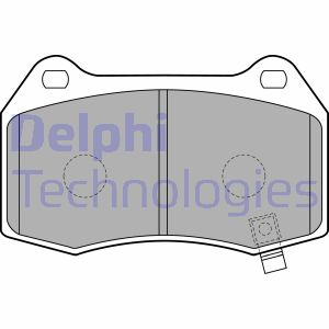 Bremsbelagsatz, Scheibenbremse Vorderachse Delphi LP1838 von Delphi