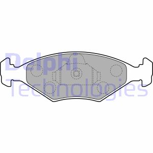 Bremsbelagsatz, Scheibenbremse Vorderachse Delphi LP1854 von Delphi