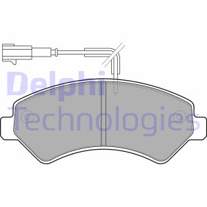 Bremsbelagsatz, Scheibenbremse Vorderachse Delphi LP1993 von Delphi