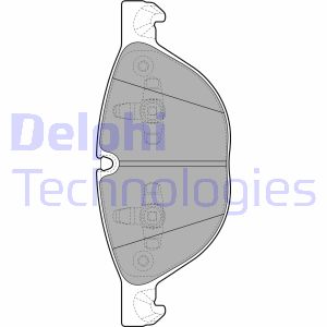 Bremsbelagsatz, Scheibenbremse Vorderachse Delphi LP2091 von Delphi