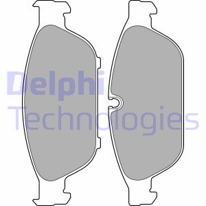 Bremsbelagsatz, Scheibenbremse Vorderachse Delphi LP2238 von Delphi