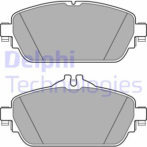 Bremsbelagsatz, Scheibenbremse Vorderachse Delphi LP2764 von Delphi