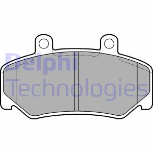 Bremsbelagsatz, Scheibenbremse Vorderachse Delphi LP643 von Delphi