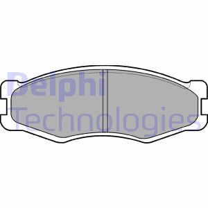 Bremsbelagsatz, Scheibenbremse Vorderachse Delphi LP707 von Delphi