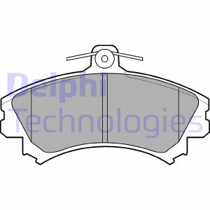 Bremsbelagsatz, Scheibenbremse Vorderachse Delphi LP993 von Delphi