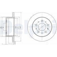 Bremsscheibe DELPHI BG4061 von Delphi