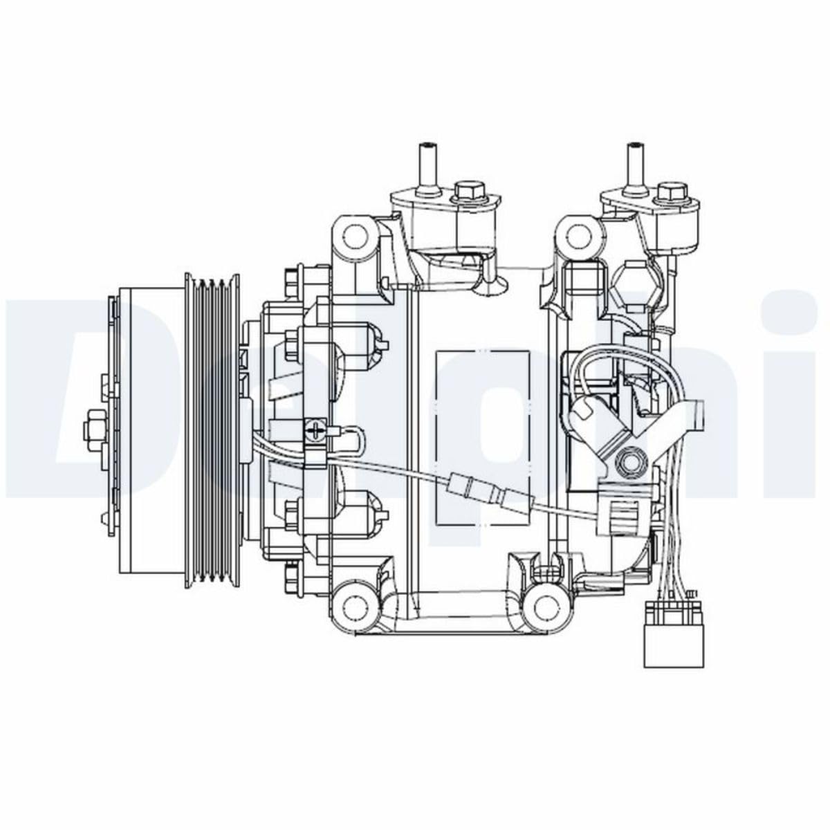 DELPHI Kompressor Klimaanlage CS20515 von Delphi