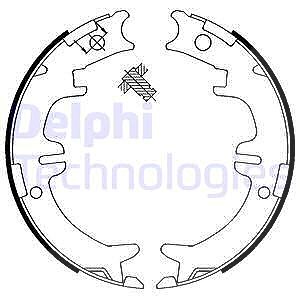 Delphi Bremsbackensatz, Feststellbremse [Hersteller-Nr. LS1892] für Toyota, Lexus, Mitsubishi von Delphi