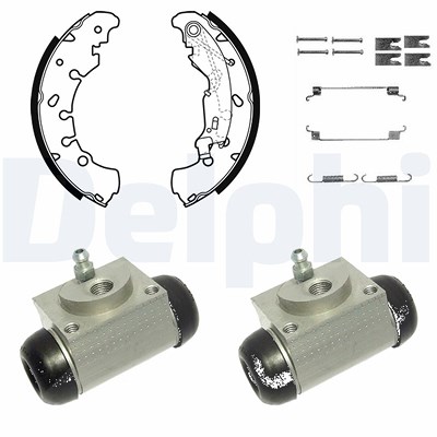 Delphi Bremsbackensatz [Hersteller-Nr. KP1119] für Citroën, Fiat, Peugeot von Delphi