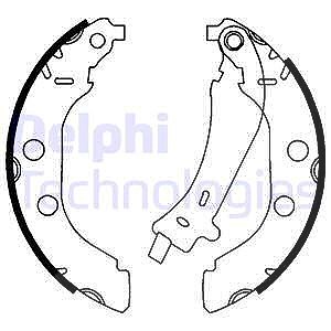 Delphi Bremsbackensatz [Hersteller-Nr. LS1723] für Peugeot von Delphi