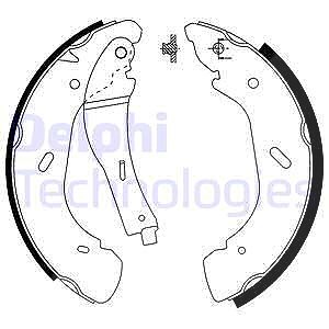 Delphi Bremsbackensatz [Hersteller-Nr. LS1914] für Ford von Delphi