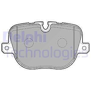 Delphi Bremsbelagsatz, Scheibenbremse [Hersteller-Nr. LP2175] für Land Rover von Delphi