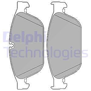 Delphi Bremsbelagsatz, Scheibenbremse [Hersteller-Nr. LP2239] für Audi von Delphi