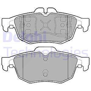 Delphi Bremsbelagsatz, Scheibenbremse [Hersteller-Nr. LP2259] für Renault von Delphi