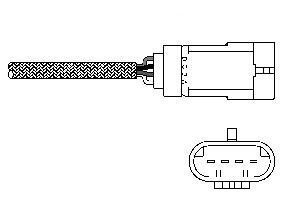 Delphi ES10793-12B1 Lambdasonde von Delphi