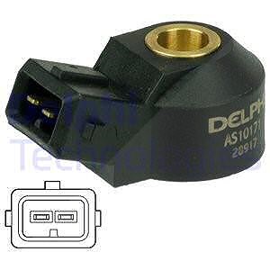 Delphi Klopfsensor [Hersteller-Nr. AS10171] für Citroën, Mercedes-Benz, Peugeot, Renault, Saab, Seat, Skoda, Toyota, VW von Delphi