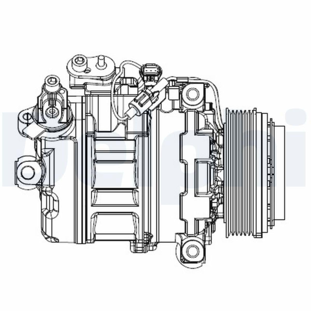 Delphi Kompressor, Klimaanlage CS20547 von Delphi