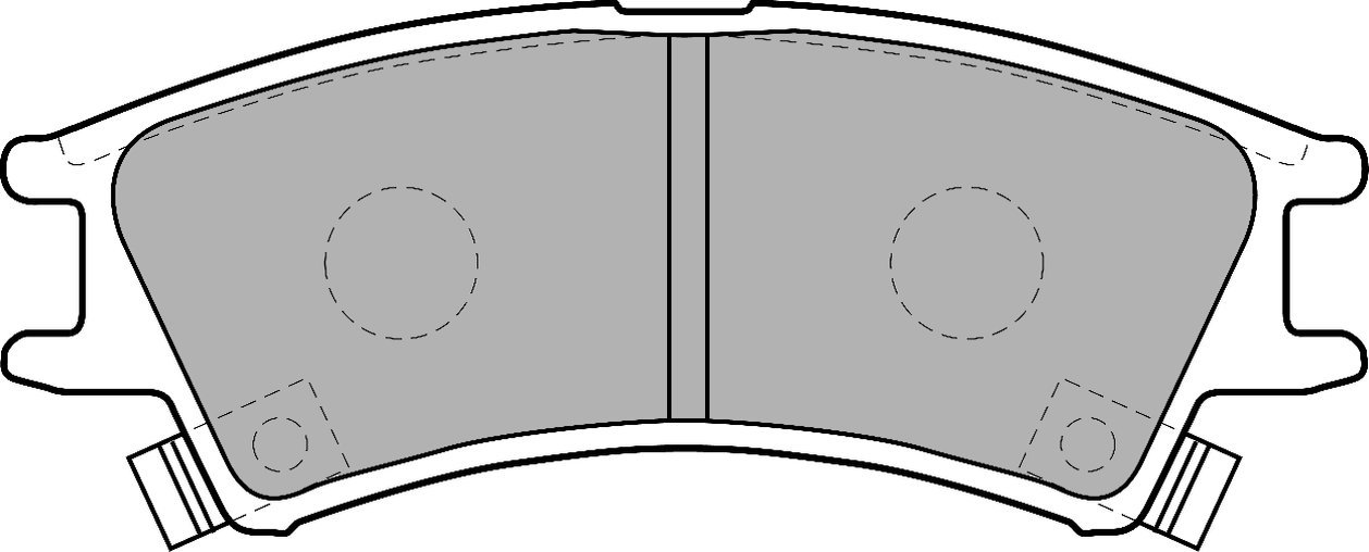 Delphi LP1502 Bremsbelag - (4-teilig) von Delphi