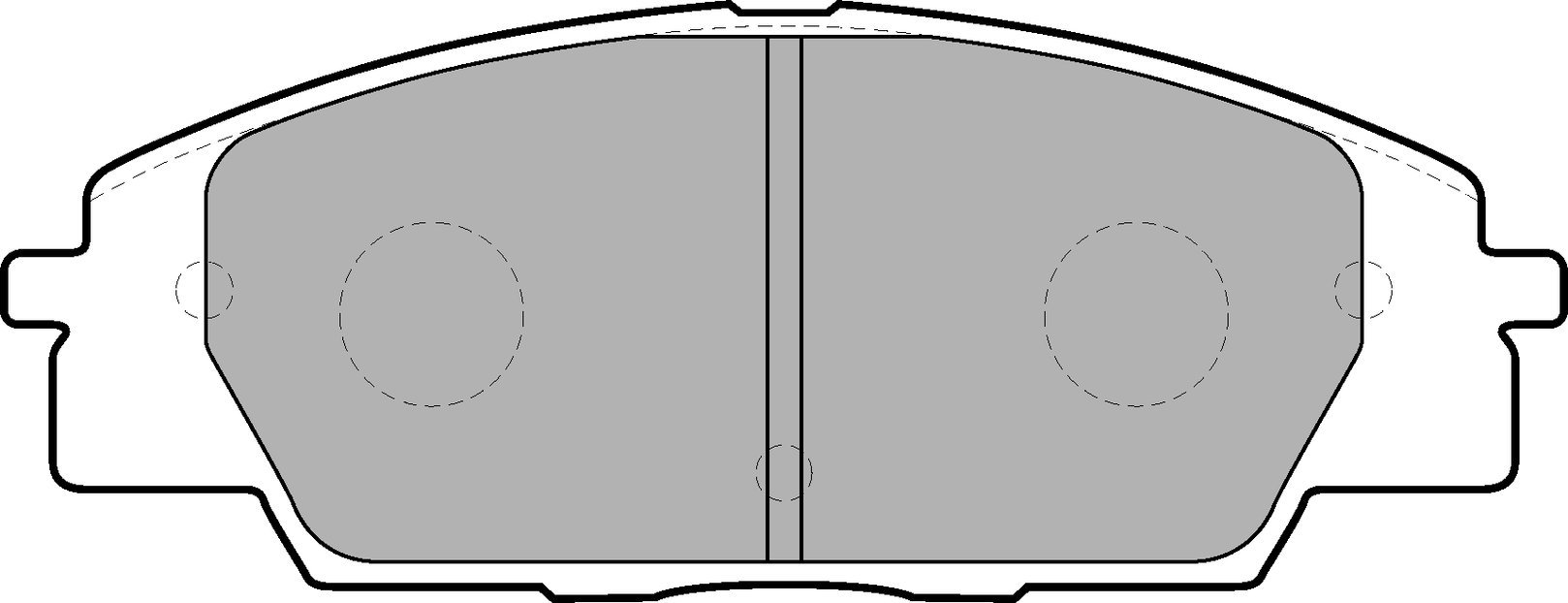 Delphi LP1559 Bremsbelag - (4-teilig) von Delphi