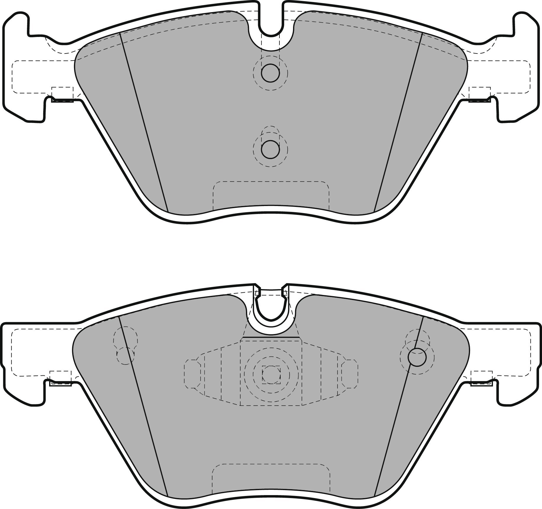 Delphi LP1960 Bremsbelag - (4-teilig) von Delphi