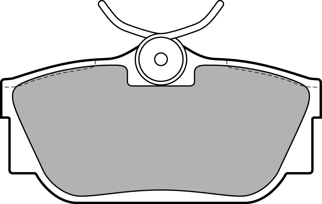 Delphi LP2019 Bremsbelag - (4-teilig) von Delphi