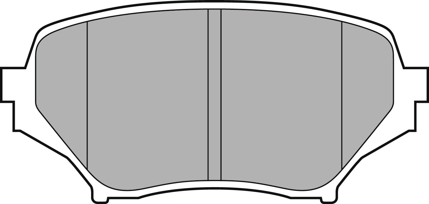 Delphi LP2026 Bremsbelag - (4-teilig) von Delphi