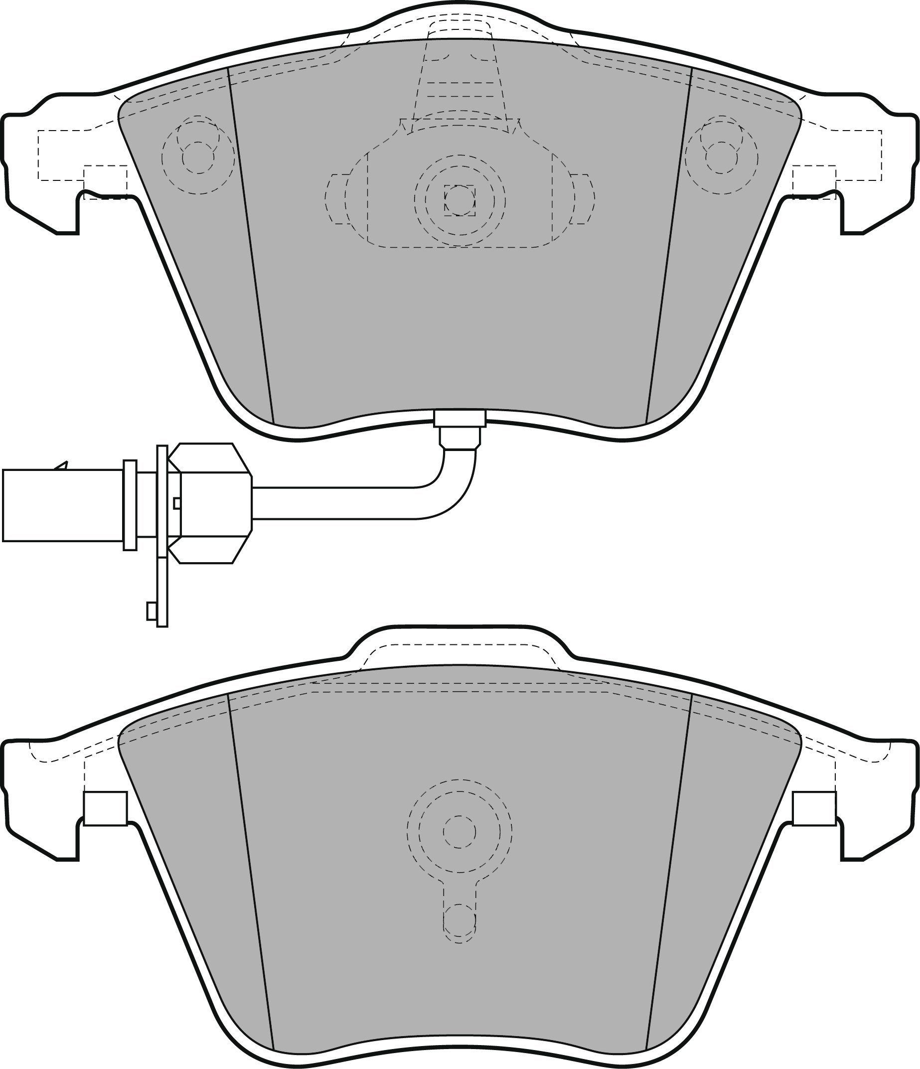 Delphi LP2032 Bremsbelag - (4-teilig) von Delphi