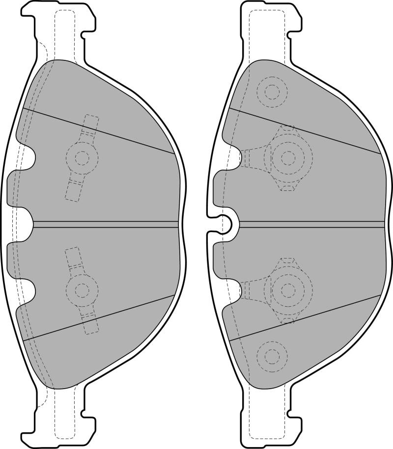 Delphi LP2041 Bremsbelag - (4-teilig) von Delphi