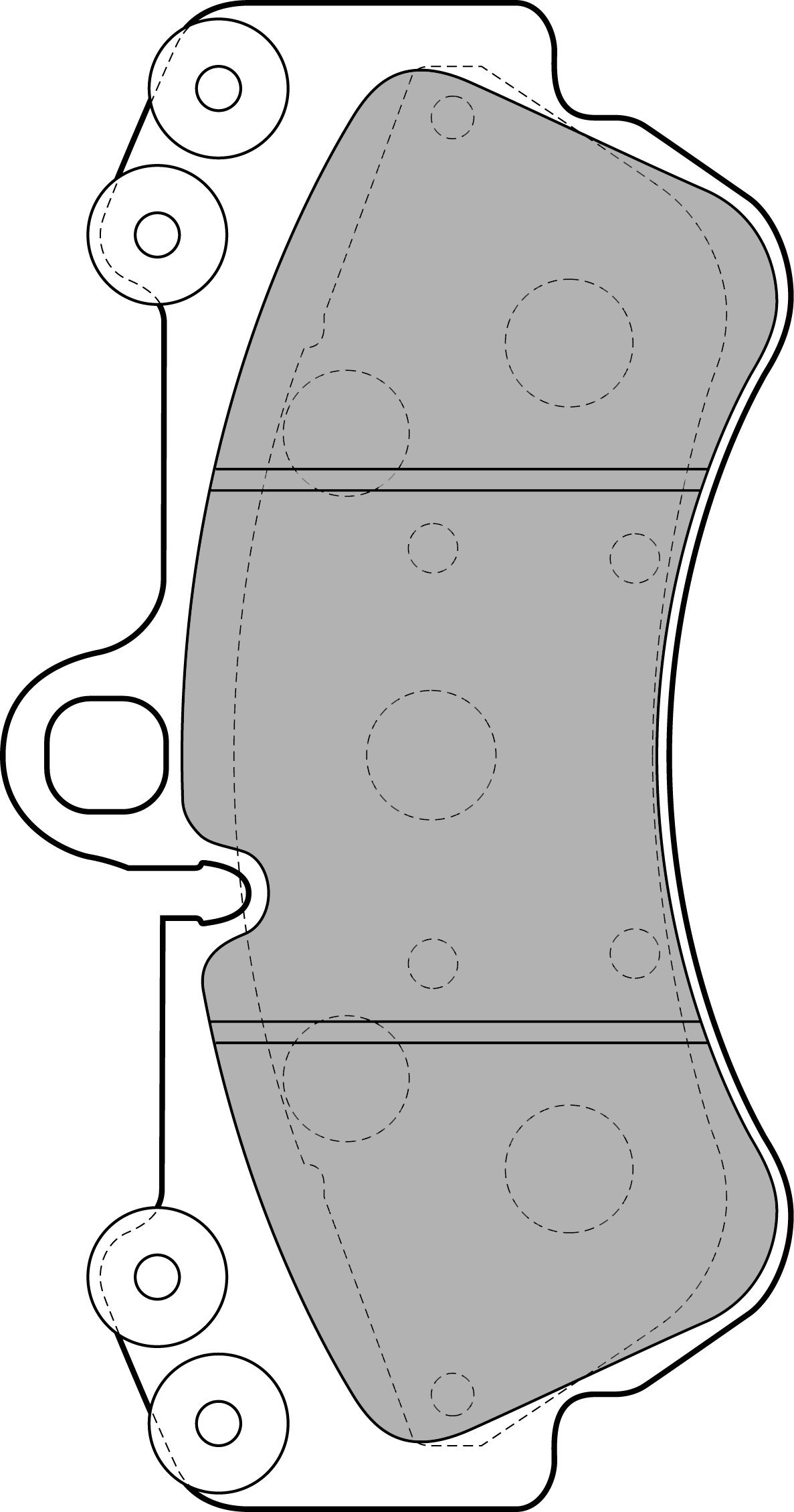 Delphi LP2057 Bremsbelag - (4-teilig) von Delphi