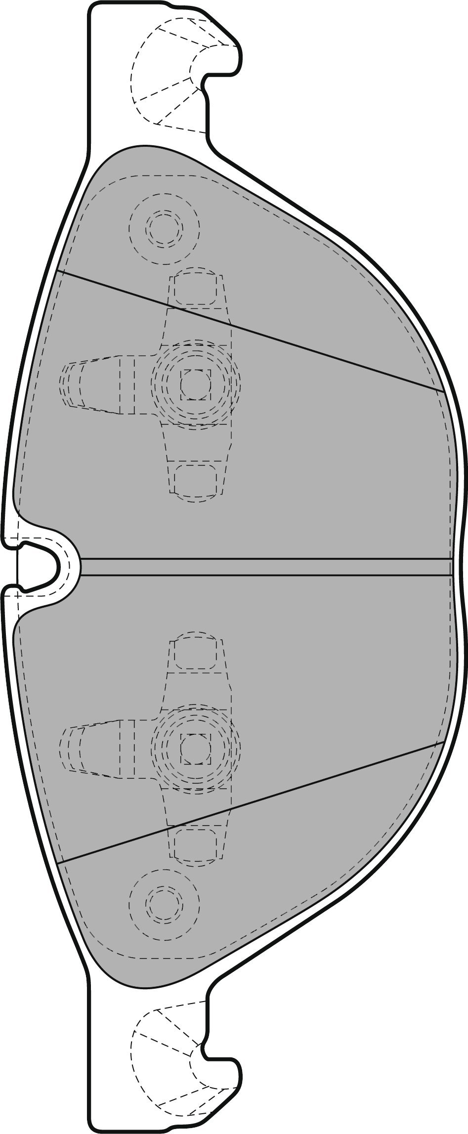 Delphi LP2091 Bremsbelag - (4-teilig) von Delphi