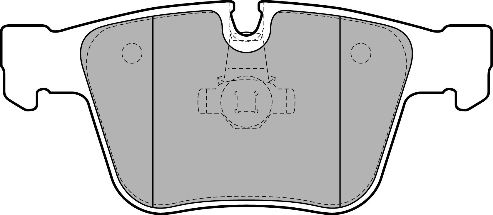 Delphi LP2115 Bremsbelag - (4-teilig) von Delphi