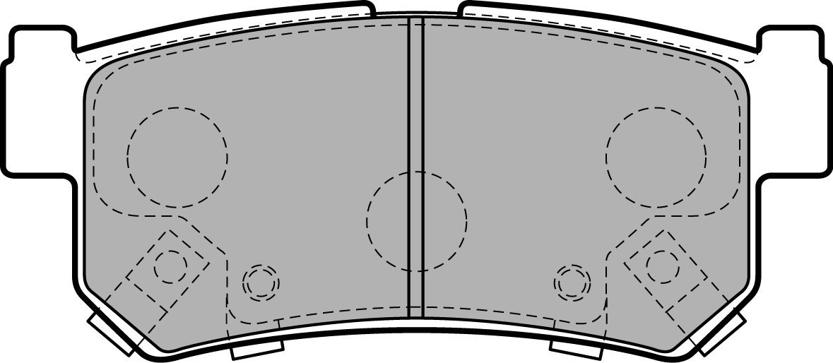 Delphi LP2127 Bremsbelag - (4-teilig) von Delphi