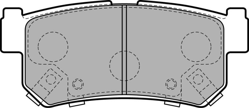 Delphi LP2127 Bremsbelag - (4-teilig) von Delphi