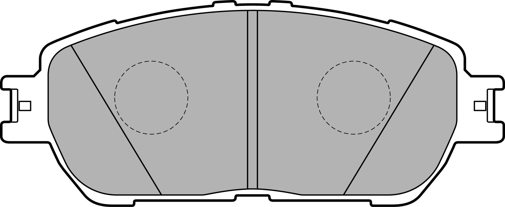 Delphi LP2132 Bremsbelag - (4-teilig) von Delphi