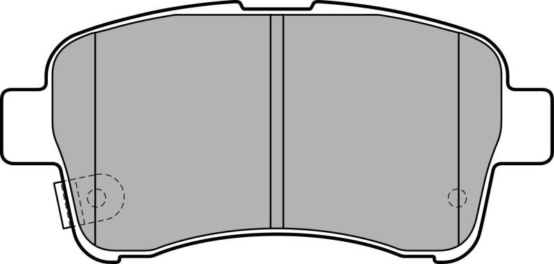 Delphi LP2205 Bremsbelag - (4-teilig) von Delphi