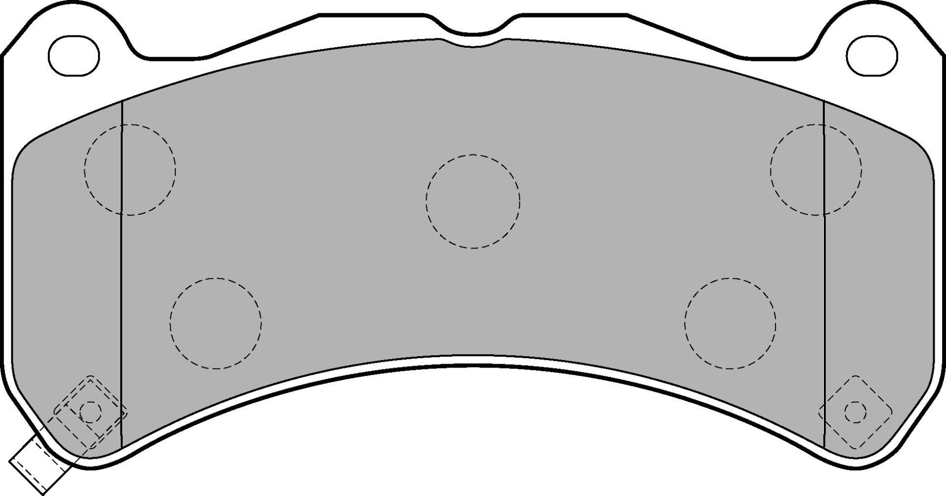 Delphi LP2211 Bremsbelag - (4-teilig) von Delphi