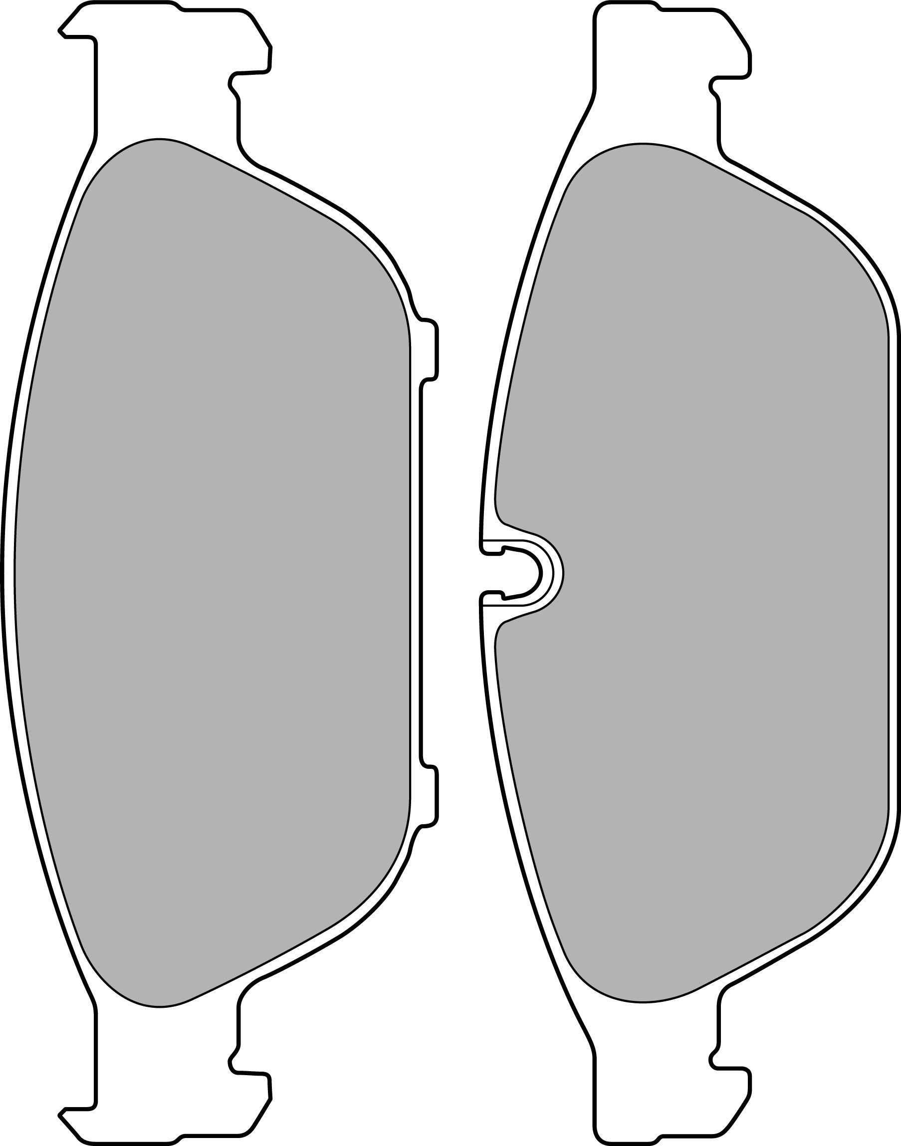 Delphi LP2238 Bremsbelag - (4-teilig) von Delphi