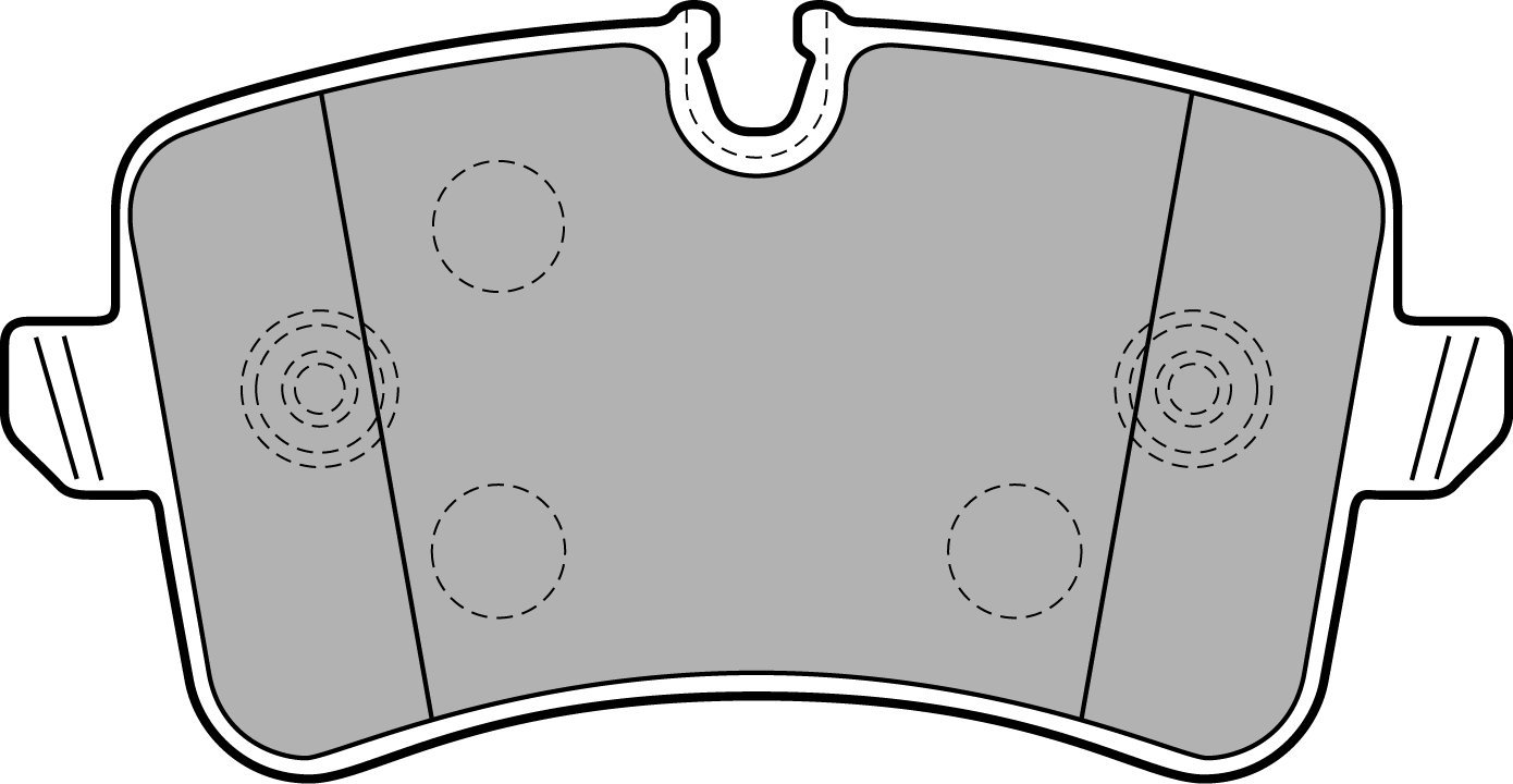 Delphi LP2249 Bremsbelag - (4-teilig) von Delphi