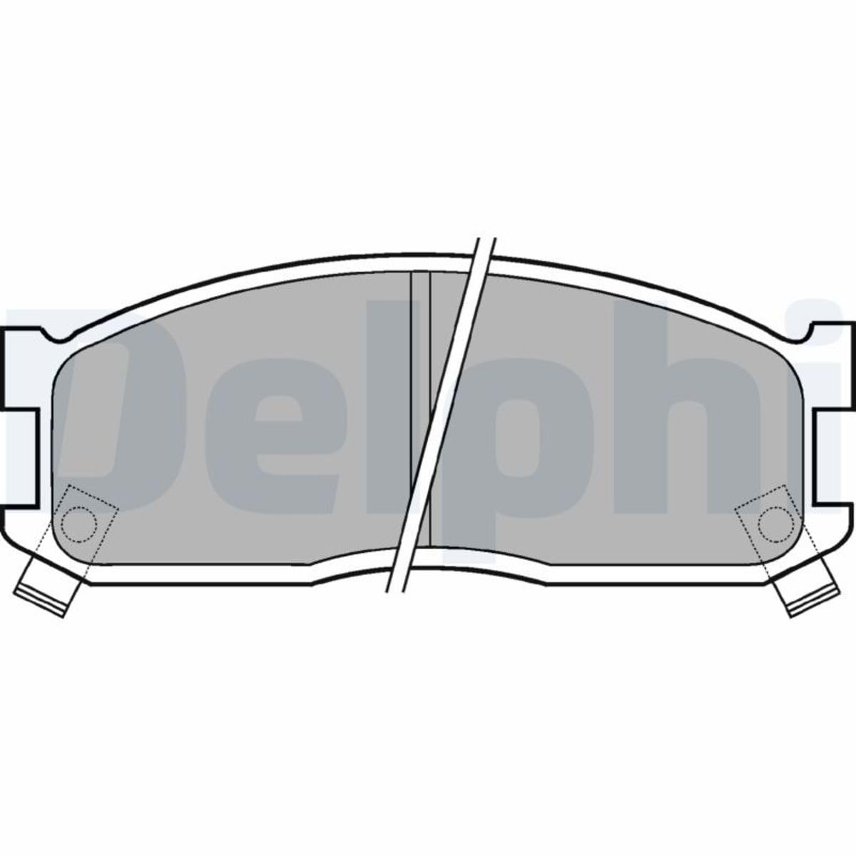 Delphi LP530 Bremsbelag - (4-teilig) von Delphi