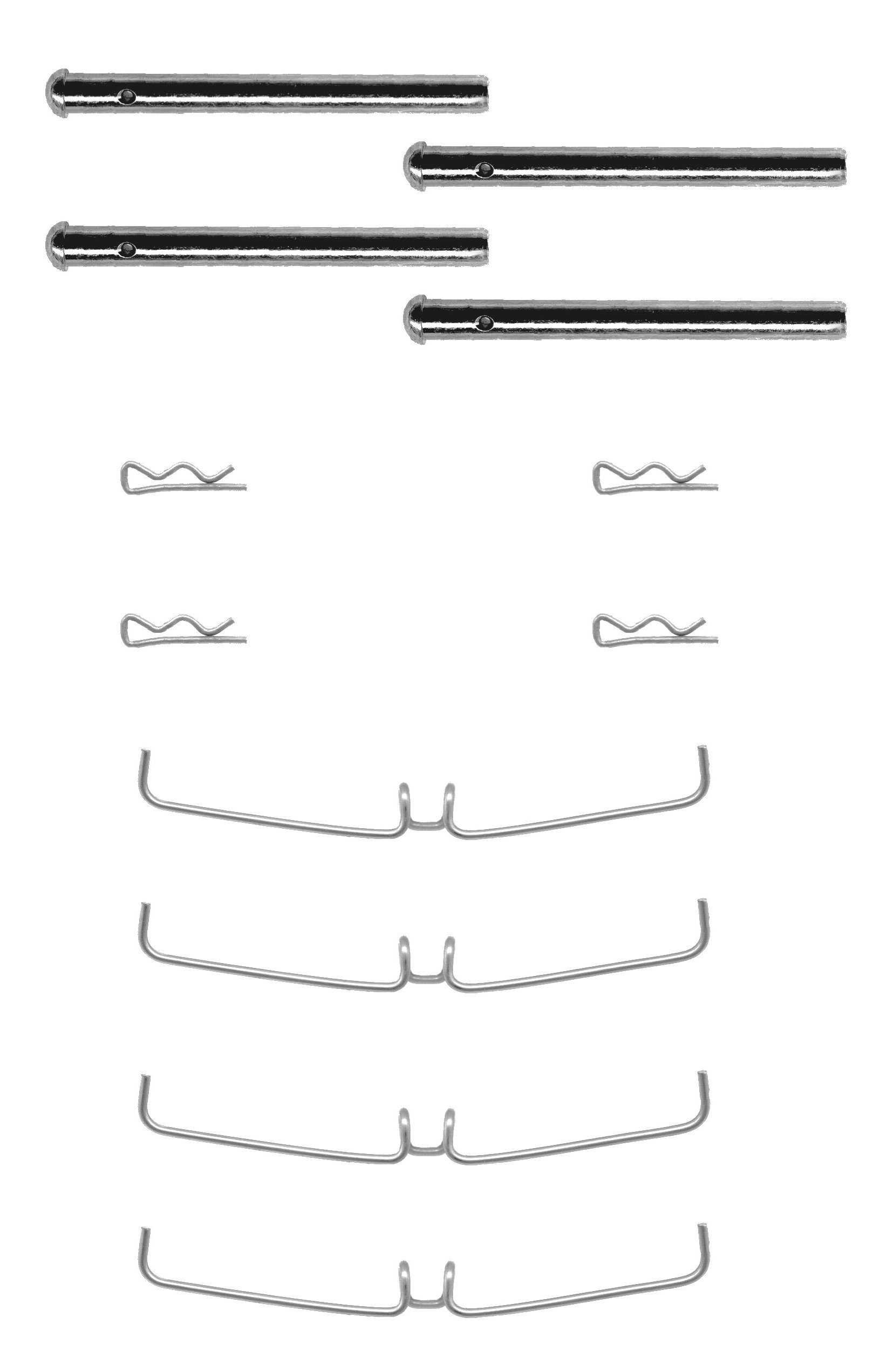 Delphi LX0004 Zubehörsatz, Bremsbelag - (4-teilig) von Delphi