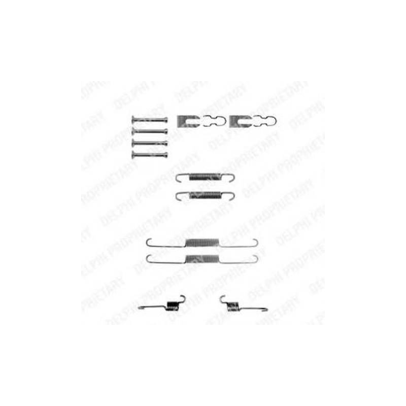 Delphi LY1238 Zubehörsatz, Bremsbelag - (4-teilig) von Delphi