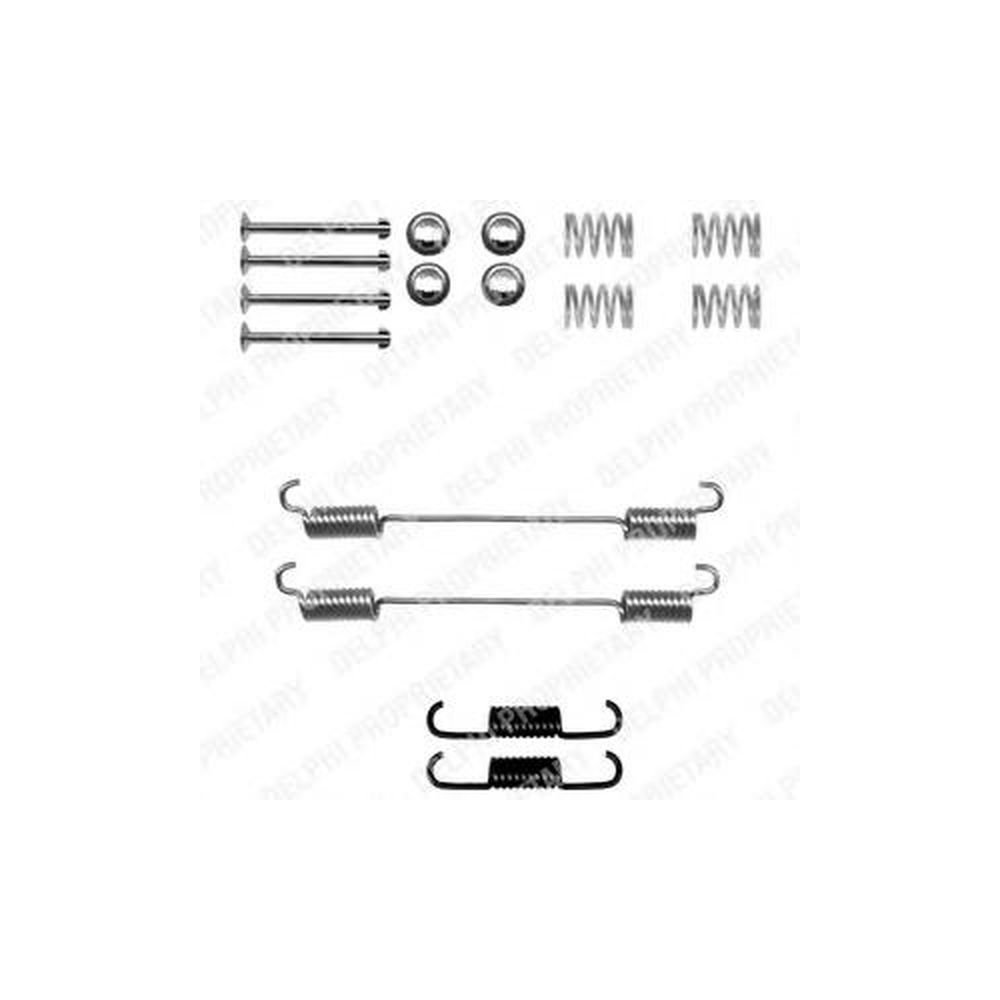 Delphi LY1301 Zubehörsatz, Bremsbelag - (4-teilig) von Delphi