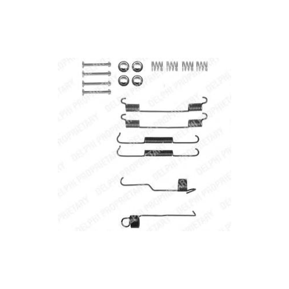 Delphi LY1320 Zubehörsatz, Bremsbelag - (4-teilig) von Delphi