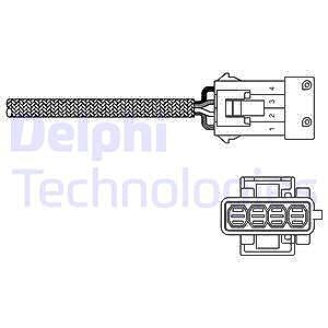 Delphi Lambdasonde [Hersteller-Nr. ES10795-12B1] für Citroën, Fiat, Lancia, Opel, Peugeot von Delphi