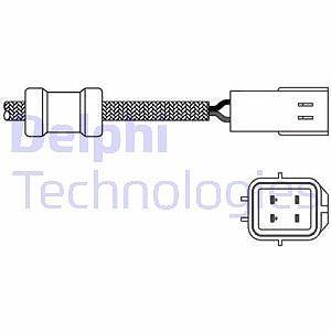 Delphi Lambdasonde [Hersteller-Nr. ES20049-12B1] für Chrysler von Delphi