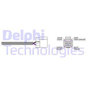 Delphi Lambdasonde [Hersteller-Nr. ES20158-12B1] für Hyundai, Kia von Delphi