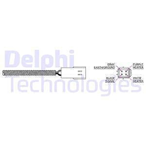 Delphi Lambdasonde [Hersteller-Nr. ES20170-12B1] für Hyundai, Kia von Delphi