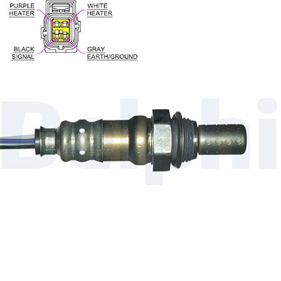 Delphi Lambdasonde [Hersteller-Nr. ES20228-12B1] für Chrysler, Dodge, Jeep, Mazda von Delphi