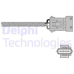 Delphi Lambdasonde [Hersteller-Nr. ES20258-12B1] für Citroën, Peugeot von Delphi