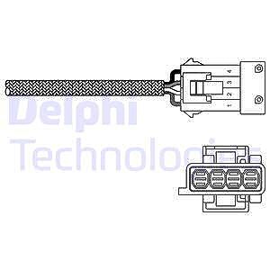 Delphi Lambdasonde [Hersteller-Nr. ES20307-12B1] für Citroën, Fiat, Lancia, Peugeot von Delphi